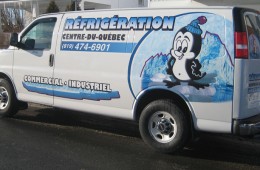 Réfrigération Centre-du-Québec – Lettrage