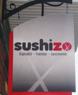 Sushizo – Enseigne perpendiculaire