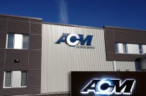 ACM – Enseigne murale lumineuse