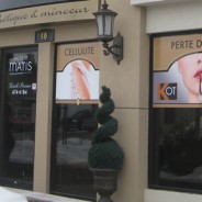 Institut Matis – Habillage de vitrine