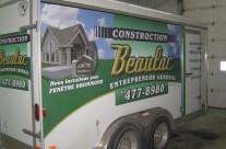 Construction Beaulac – Lettrage