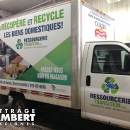 Ressourcerie Transition – Lettrage Cube