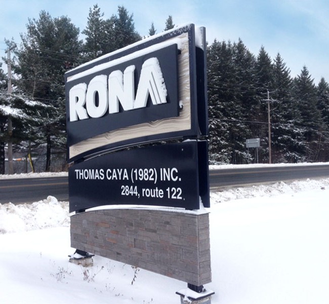 Rona Notre-Dame-du-Bon-Conseil – Enseigne Muret