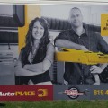 Affiche promotionnelle onstallée au Centre Marcel Dionne